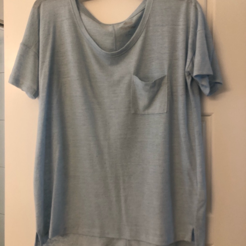 Baby blue shirt